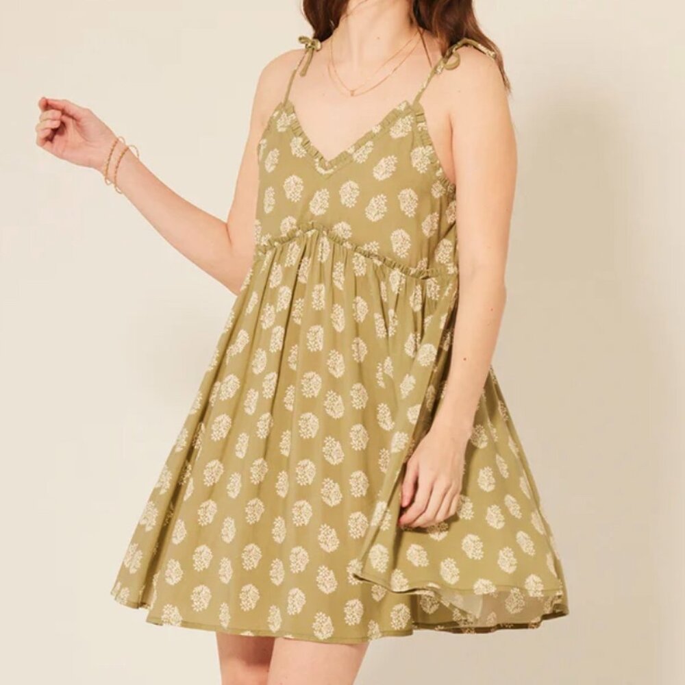 NWOT Patrons of Peace Malibu Dress - Orange Print